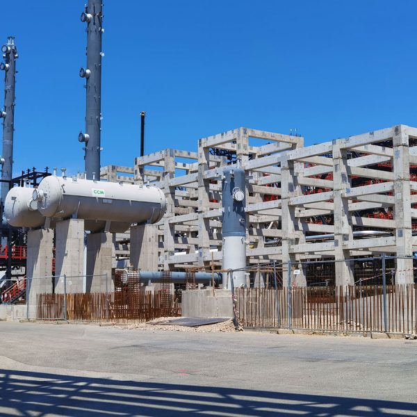 Montažna konstrukcija, rafinerija nafte INA, Rijeka